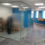 Glass Partitions Installation Cork
